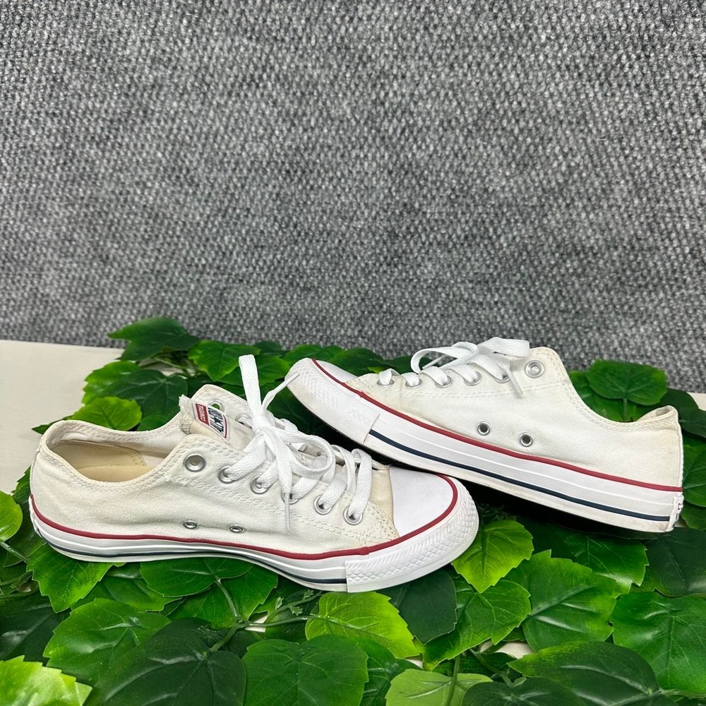 Converse Chuck Taylor All Star Low Top White Canvas Sneakers